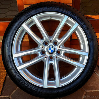 alu R18 5x112, senzory, zimné pneu 225/45, NOVÉ, BMW 3