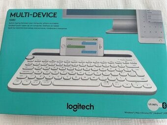 Logitech multi devices klavesnica biela bezdrotova