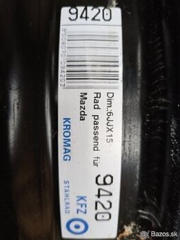 predam 4 disky,plechove kolesa KFZ 9420 na mazdu,hyundai,kia