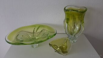 Súprava z hutného skla