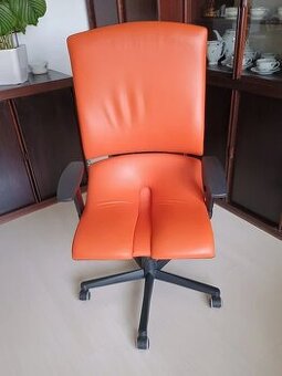 Anatomické ergonomické kreslo ÁSANA – nastaviteľné, ekokoža