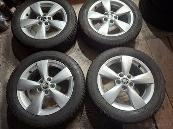Predám org.hlinikové disky-Skoda Rapid-R16