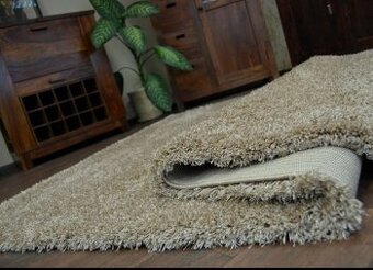 Koberec SHAGGY NARIN 200x300cm béžová/hnedá