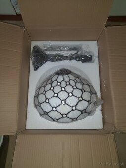 Tifany vytražova lampa stolova 46cm nova