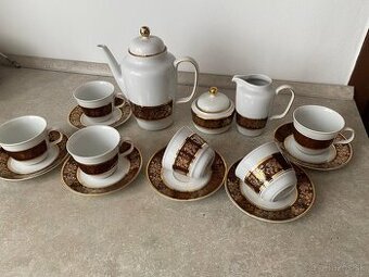 2 cajove supeavy a podnos z ebenoveho dreva