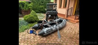 predám čln lod loď admiral elektromotor a bateria