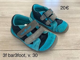 Prechodné topánky / tenisky 3f barefoot(bar3foot), v. 30