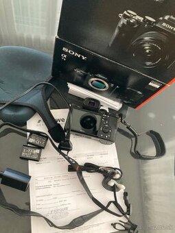 Sony Alpha II telo + 2 baterie + obal