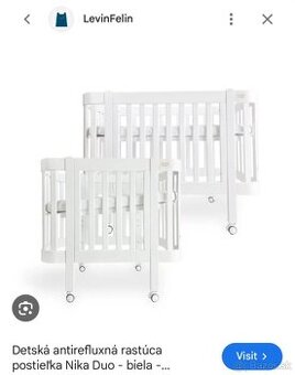 Detská postieľka LevinFelin Nika Duo