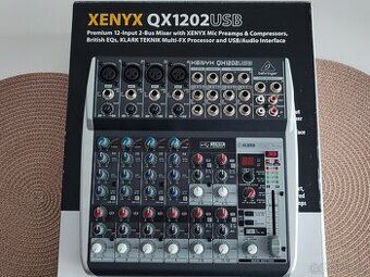 Predám mixážny pult Behringer Xenyx QX1202 USB
