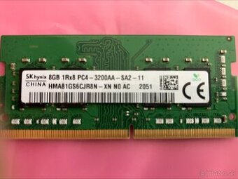 Pamäť RAM 8GB DDR4 SK Hynix
