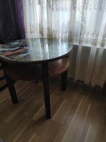 Sklo na okruhlý stôl, priemer 90 cm