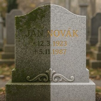 Čistenie pomníkov a obnova písma