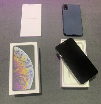 Predám iphone XS MAX 64GB Biely poškodené zadné sklo