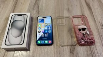 Vymenim iPhone 15 Black 128gh v zaruke bateria 96% - 1