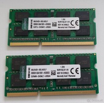 8GB DDR3L 1600Mhz SODIM