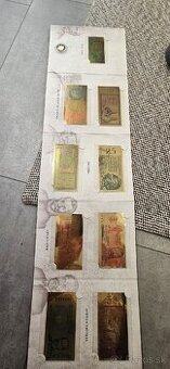 Zlate bankovy a minca