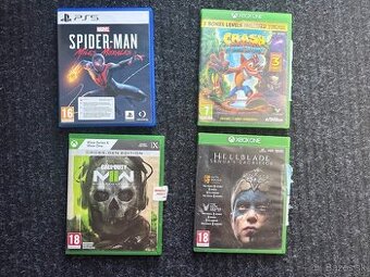Predám Call of Duty: Modern Warfare II, Crash Bandicoot