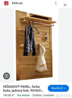Vešiakový panel 90/160