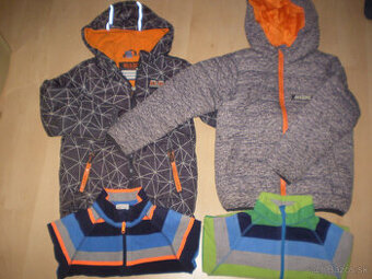 Bundy, teplaky, trička...BALIK v.122/128