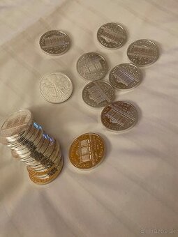 Strieborné 1oz mince Wiener Philharmoniker