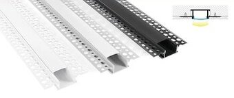 Lišty do sadrokartónu, hliníkové lišty do SDK