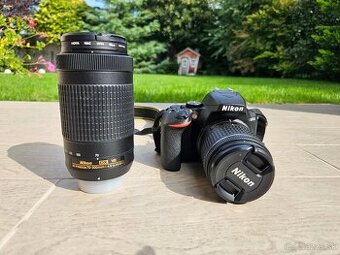 Nikon D3500 + 18-55mm & teleobjektiv 70-300mm