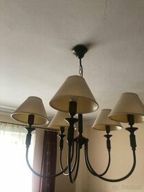 Luster s nástennými lampami - ZNÍŽENÁ CENA