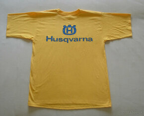 Predám tričko husqvarna žlté