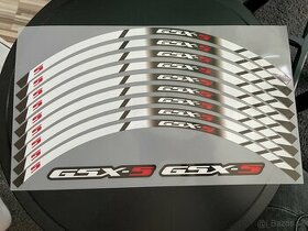 Predám reflexné polepy na ráfiky (disky) kolies GSX-S - 1