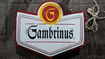 Svetelná reklama Gambrinus