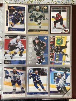 Slovaci v NHL - hokejove karty