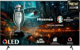 55" (139 cm) QLED 4K SMART TV Hisense 55E7NQ Pro v záruke.