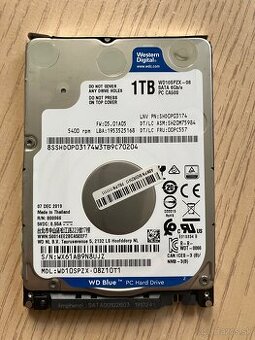 Western Digital WD10SPZX, 2,5" 1TB