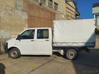 Vw transporter t5 dvojkabina valnik 4x4