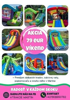 PRENÁJOM SKÁKACÍCH HRADOV