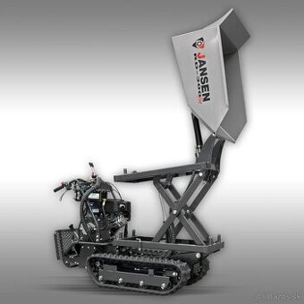 Minidumper JANSEN RD-300pro - výškové vyklápanie