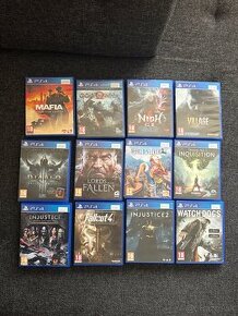 Ponúkam na predaj hry na ps4