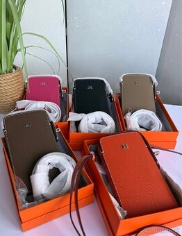 Mini kabelka – peňaženka HERMÈS na telefón