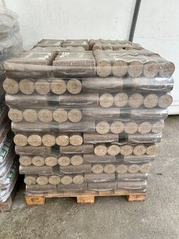 Brikety - Valcové - Extra tvrdé - Smrek - Dub - Buk