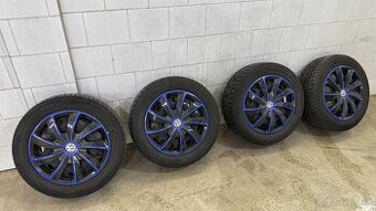 Plechové disky r16 205/55 5x100 zimné pneu