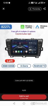 Android rádio Toyota Prius 3