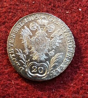 20 grajcia 1805 E FRantišek II
