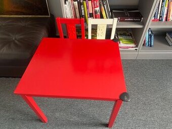 Ikea detsky stol a stolicky
