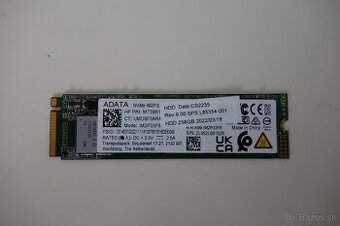 256GB SSD ADATA NVMe