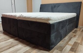 manzelska postel Fines, s matracmi, 180x200x60  cm - 1