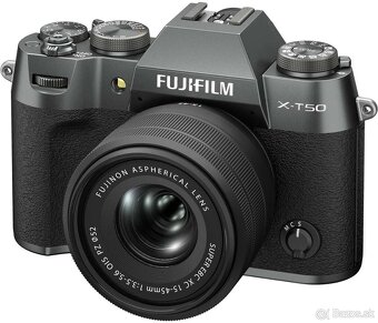 Fujifilm X-T50 sivý + XC 15–45 mm f/3.5 – 5.6 OIS PZ