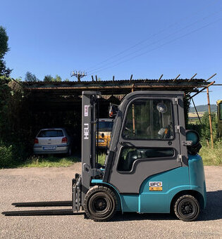 Heli CPYD 18, Nissan LPG, triplex, kabína, 1155 mth, r. 2019