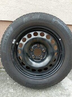 Plechové disky Mercedes 6.5x16 + zimné pneumatiky