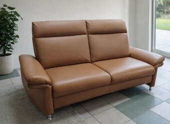 Kvalitná kožená dvojsedačka ako nové nepoužívané